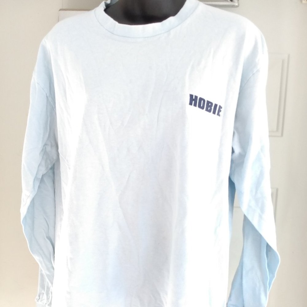 Vintage 1990s light blue long sleeve tee size large